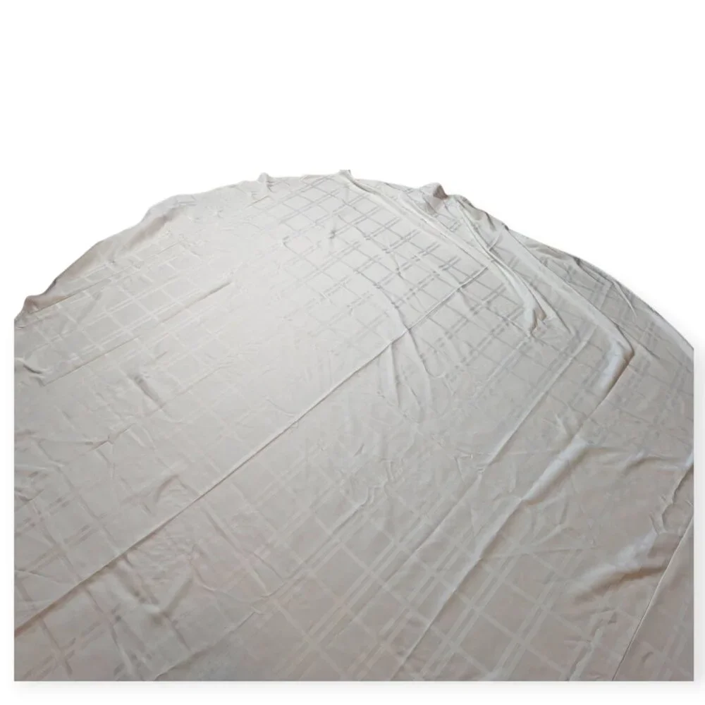 Large Round White Table Cloth 85